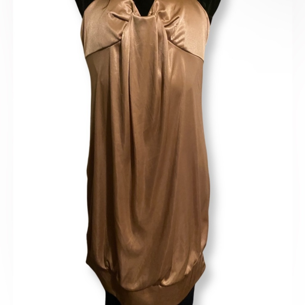 Rampage gold silly dress